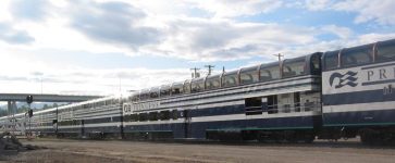 Pricess Cruises railroad car