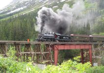 White Pass and Yukon steam loco