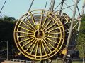 A spool of cable on a crane 