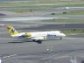 A Midway jet on a taxiway at Boston Logan Airport 