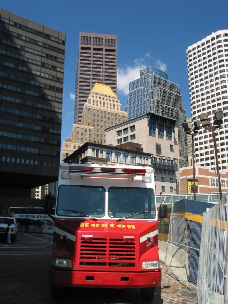 Boston Fire Department at the Dig Big open house