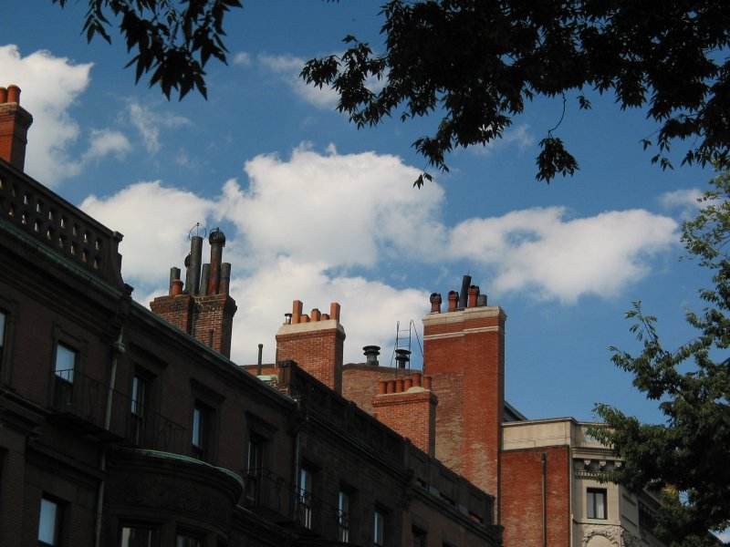 Commonwealth Ave chimneys