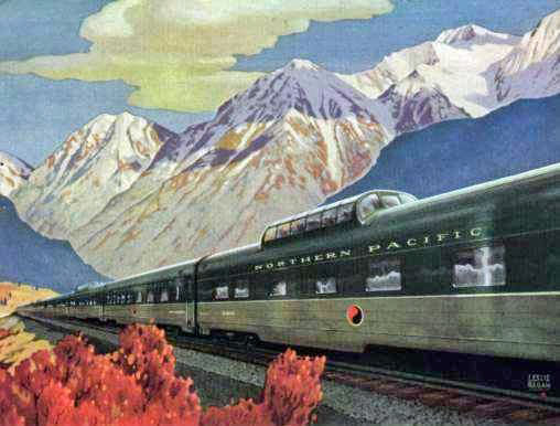 Northern Pacific Vista Dome ad