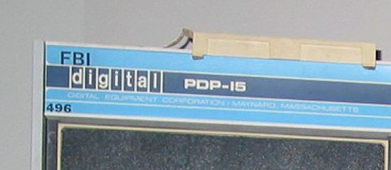 an FBI DEC computer