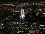 The Chrysler Building at night