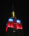 The Empire State Building at night