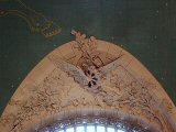 Grand Central Terminal arch over a window in the grand hall