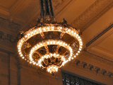 A Grand Central Terminal chandelier