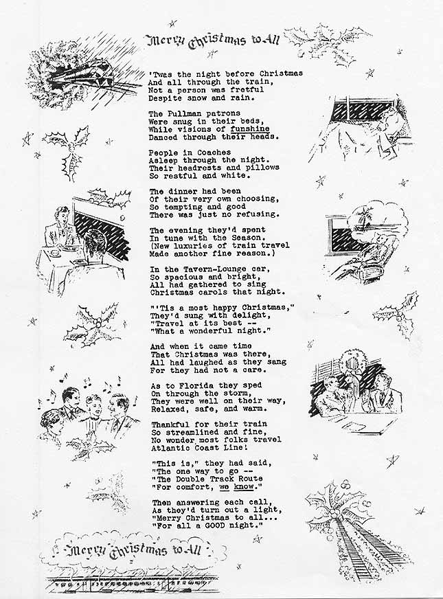 Twas The Night Before Christmas Poem Words