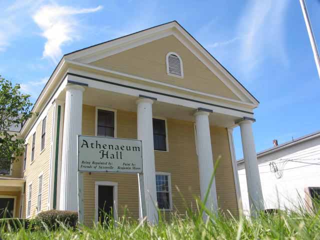 Athanaeum Hall in Saxonville, Mass