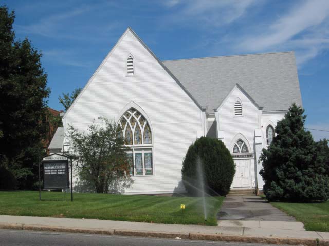 The Old Methodist Church in Saxonville Massachusetts
