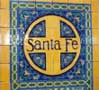 Santa Fe logo made of ceramic tiles (55Kb)