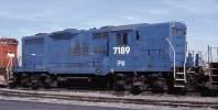 P&W blue locomotive 7089