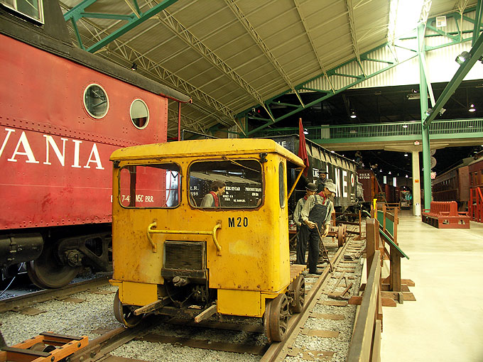 Fairmont Speeder  at the Railroad Museum of Pennsylvania