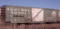 Ashley Drew and Northern boxcar