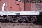 DODX flatcar 3 axle truck
