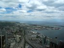 looking east out of the CN Tower