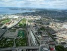 looking west out of the CN Tower