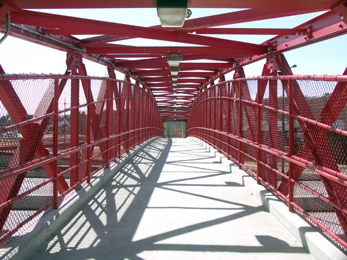 Pedestrian bridge over Rt 146