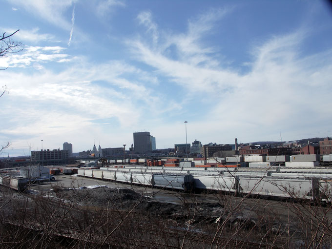 Worcester skyline from Franklin St