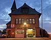 Night Photo of the Plantation Street Fire Station in Worcester