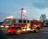 Fire Truck Leaves the Plantion Street Station in Worcester