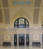 An archway inside the station after restoration