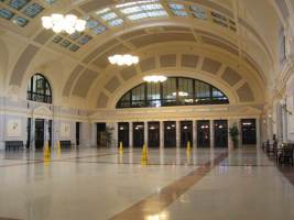 The grand hall after restoration