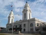 Worcester Union station exterior in the daytime