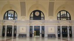 Arched doorways inside the grand hall